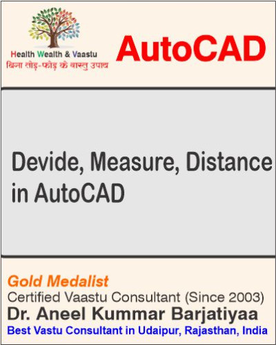 Devide, Measure, Distance in AutoCAD